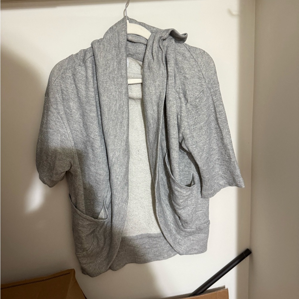 Urban Outfitters Light Gray Shawl Cardigan
